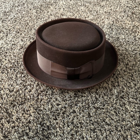 Mens Hats Biltmore Pork Pie Hat Biltmore Royal-Classic Brown Men's Hat